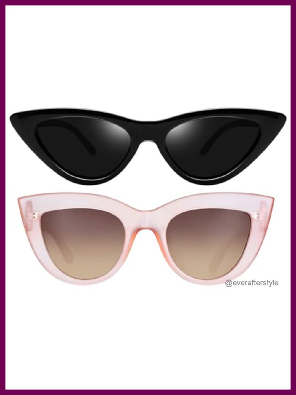 Cat Eye Polarized Sunglasses Bundle UV400 Protection Women Shades